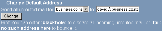 Setting your default email message